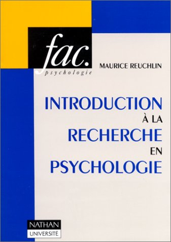 Introduction à la recherche en psychologie