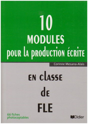 10 modules pour la production écrite
