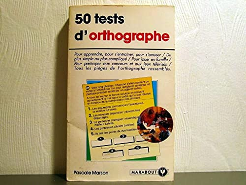 50 tests d'orthographe