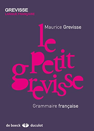 Le Petit Grevisse : grammaire française