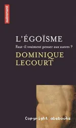 L'égoïsme