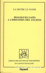 Dialogues faits à l'imitation des anciens