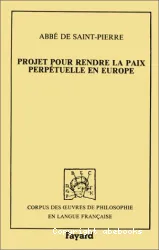 Projet pour rendre la paix perpétuelle en Europe