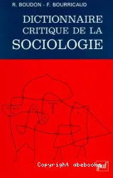 Dictionnaire critique de la sociologie