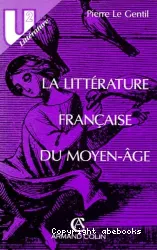 La Littérature française du Moyen Age