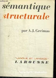 Sémantique structurale: recherche de méthode