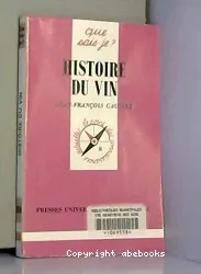 Histoire du Vin