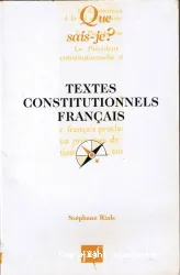 Textes constitutionnels français