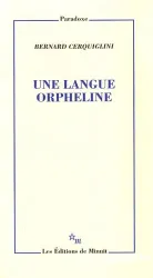 Une langue orpheline