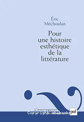 Pour une histoire esthétique de la littérature