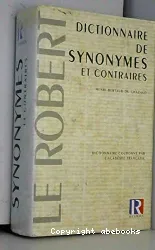 Dictionnaire de synonymes et contraires