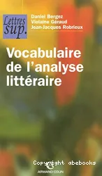 Vocabulaire de l'analyse littéraire