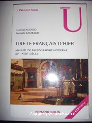 Lire le français d'hier