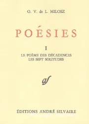 Poésies ; Les sept solitudes