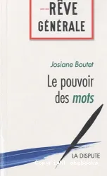 Le pouvoir des mots