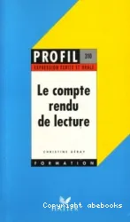 Le compte rendu de lecture