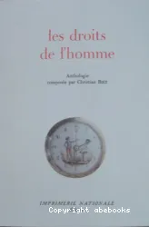 Les Droits de l'homme: anthologie