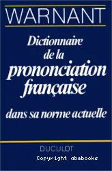 Dictionnaire de la prononciation française dans sa norme actuelle