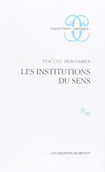 Les Institutions du sens