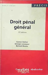 Droit pénal général