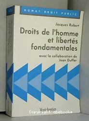 Droits de l'homme et libertés fondamentales