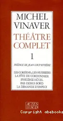 Théâtre complet. 1