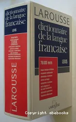 Dictionnaire de la langue française : lexis