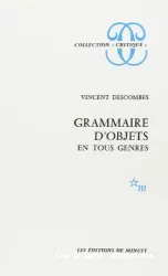 Grammaire d'objets en tous genres