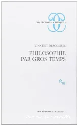 Philosophie par gros temps