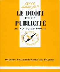 Le Droit de la publicité