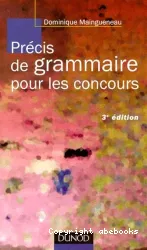 Précis de grammaire pour les concours