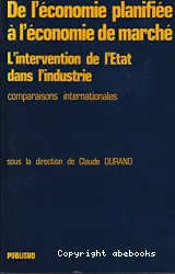 De l'économie planifiée à l'économie du marché: l'intervention de l'Etat dans l'industrie