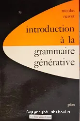 Introduction à la grammaire générative