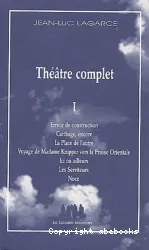 Théâtre complet. I