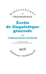 Ecrits de linguistique générale