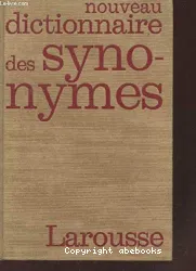 Nouveau dictionnaire des synonymes