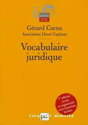 Vocabulaire juridique