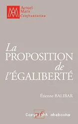 La Proposition de l'égaliberté