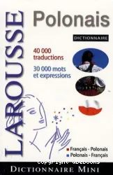 Mini dictionnaire français-polonais, polonais-français