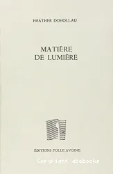 Matière de lumière