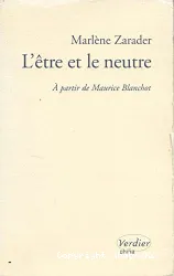 L'être et le neutre