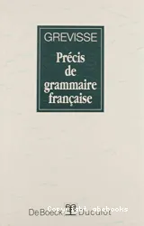 Précis de grammaire francaise