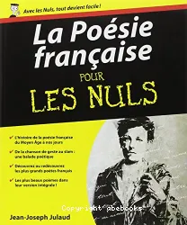 La poésie française pour les nuls