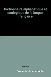 Dictionnaire alphabétique et analogique de la langue française Couv - Ento