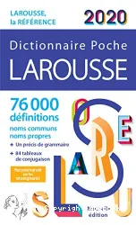 Dictionnaire poche Larousse 2020
