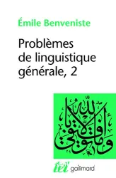Problèmes de linguistique générale,2