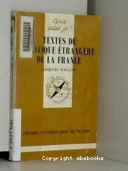 Textes de Politique Etrangère de la France
