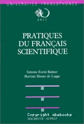 Pratiques du français scientifique: L'Enseignement du français à des fins de communication scientifique
