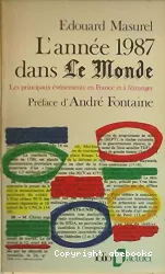 L'année 1987 dans le Monde : les principaux événements en France et à l'étranger.