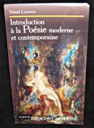 Introduction à la Poésie moderne et contemporaine